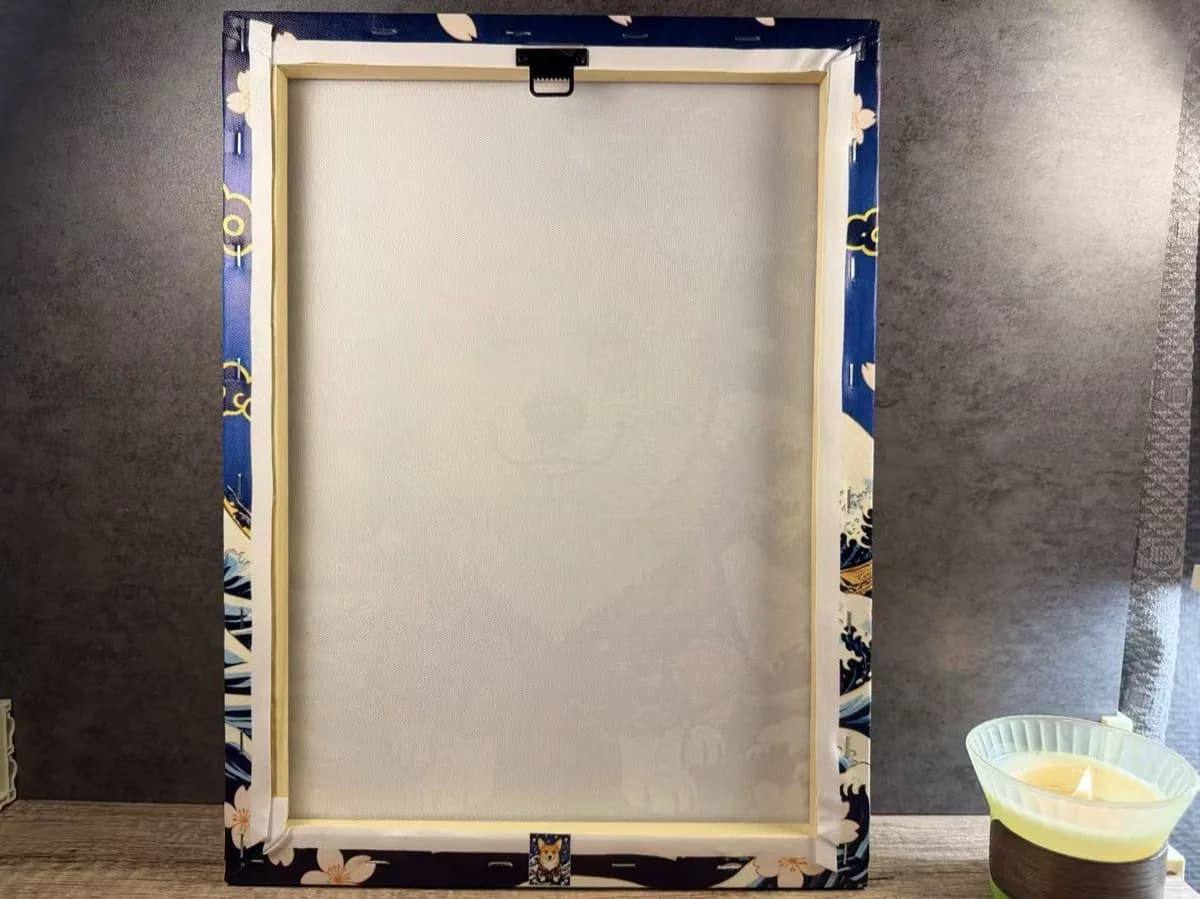 SoulPet Canvas — Pine Wood Frame, Canvas Wrapping & Hanging Hook