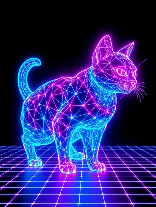 Neon Wireframe